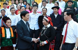 Chủ tịch nước gặp mặt đại biểu tiên tiến tỉnh Hà Giang 